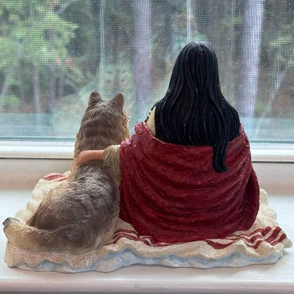 Snow Princess 1994 Princesses Of The Plains Sculpture Hamilton Collection - Picture 8 of 10